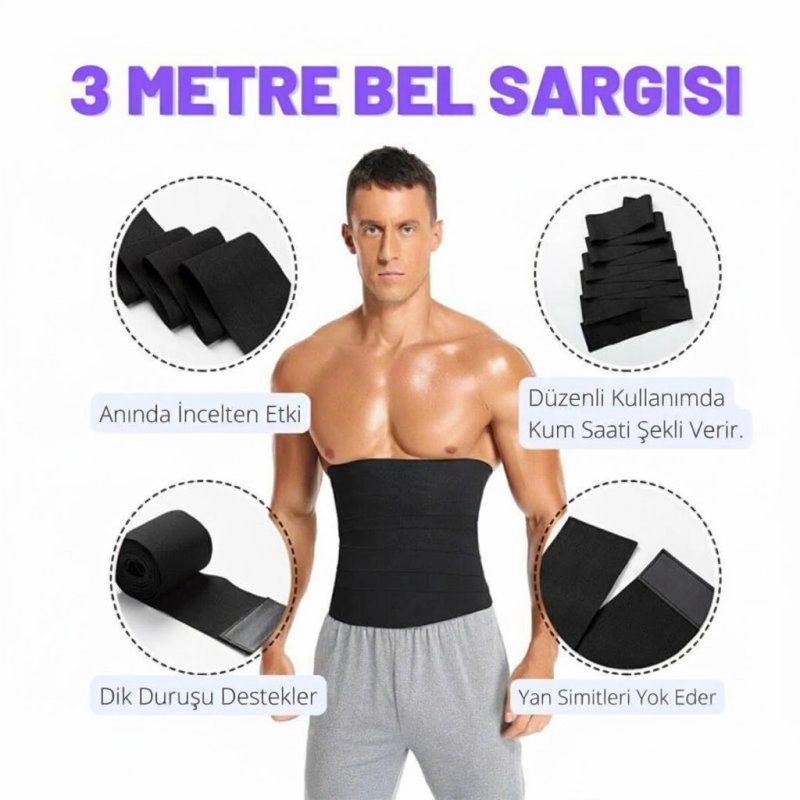 3 Metre Bel Sargısı Korse